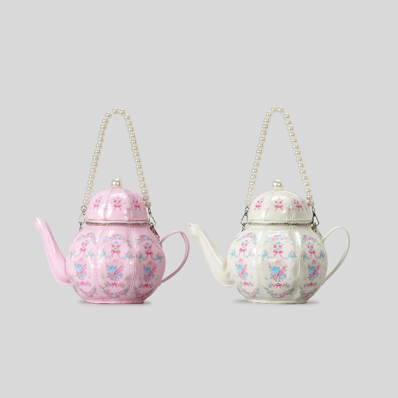 Pearl Chain Teapot Crossbody B - Linen Bag Bulk 评论和价格