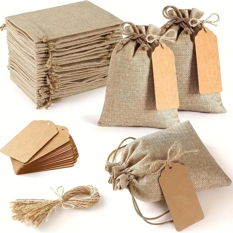 21/51pcs Linen Bundle Pocket,R - Linen Bag Bulk 评论和价格
