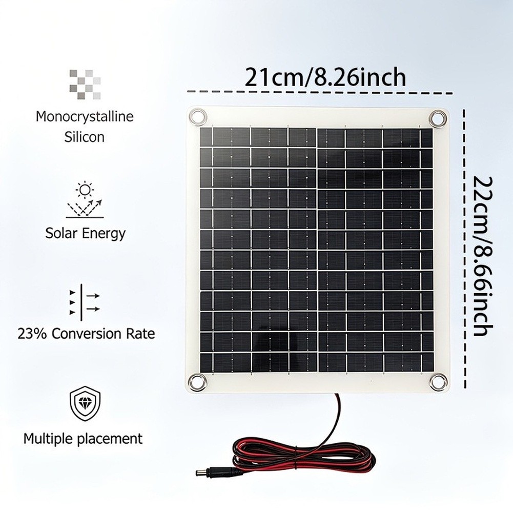 12W Compact Solar Panel with C - Sustainable Living Environment 评论和价格