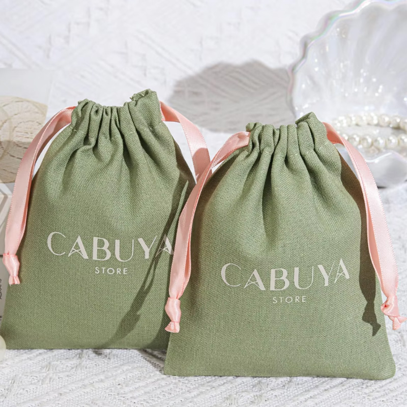 High Quality Green Cotton Line - Linen Bag Bulk 评论和价格